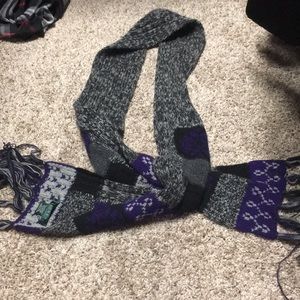 Purple & grey ralph lauren  scarf